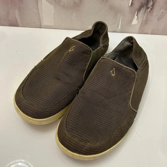 ! Oluaki Nohea Mesh Slip On Mens Sz 9.5 - Picture 1 of 6